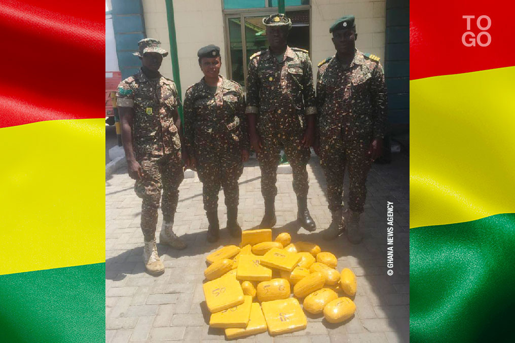 En voulant rentrer au Togo, 6 trafiquants de drogue se font arrêter à Aflao