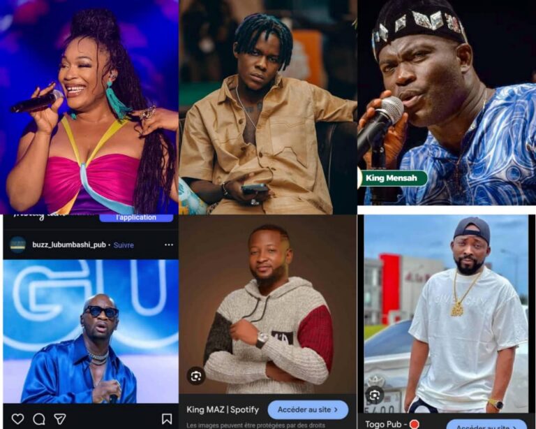 9è Congrès Panafricain : King Mensah, Paki Chenzu, King Maz, Singuila, Josey…, des artistes annoncés pour clôturer les travaux de Lomé