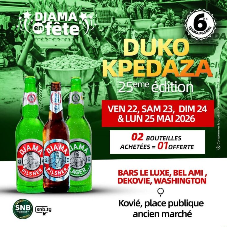Duko Kpedaza 2026 : Quatre jours de fête à Kovié avec la marque Djama