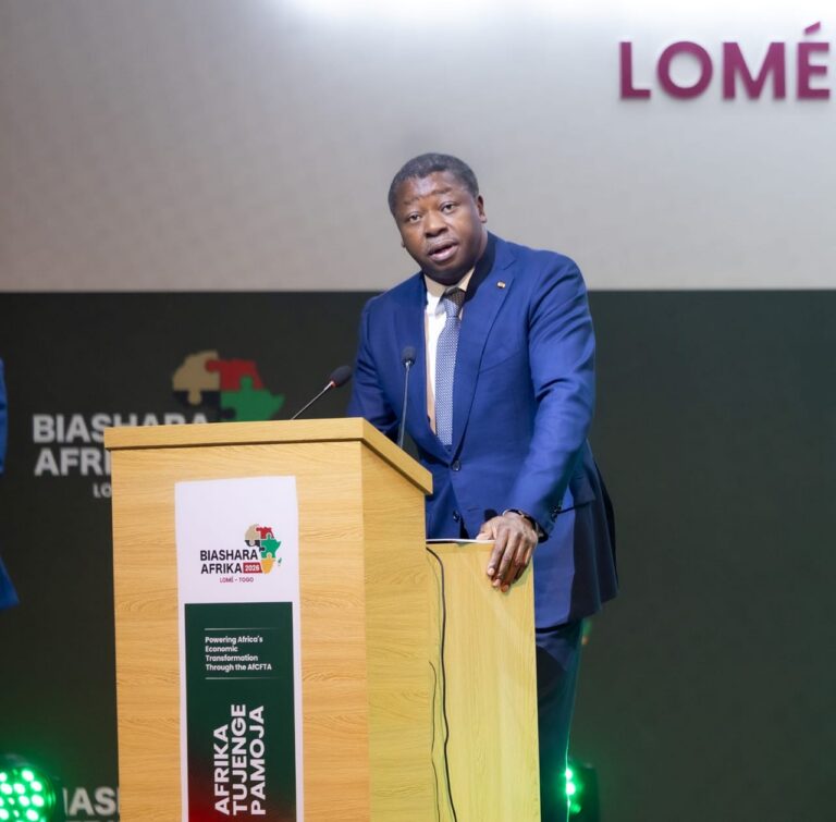 Biashara Afrika 2026 : Faure Gnassingbé appelle à transformer la ZLECAf en levier de souveraineté
