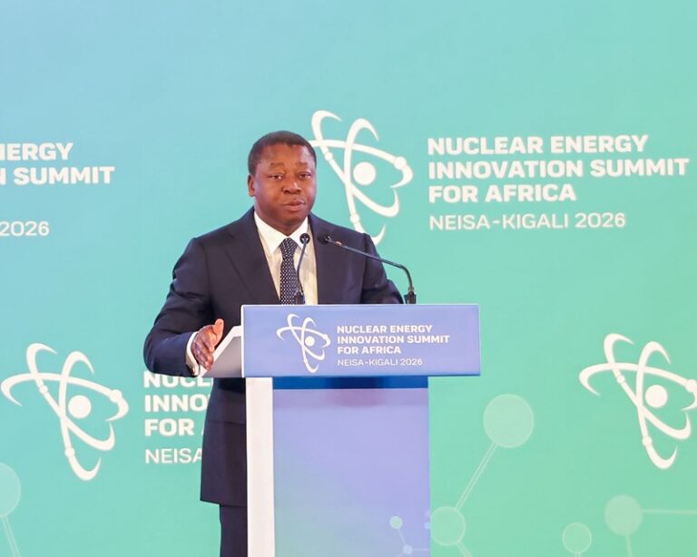 NEISA 2026 : Faure Gnassingbé appelle l’Afrique à prendre en main son avenir nucléaire