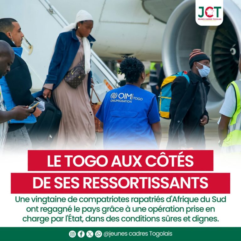 Xénophobie en Afrique du Sud : Le Togo rapatrie ses ressortissants en difficulté