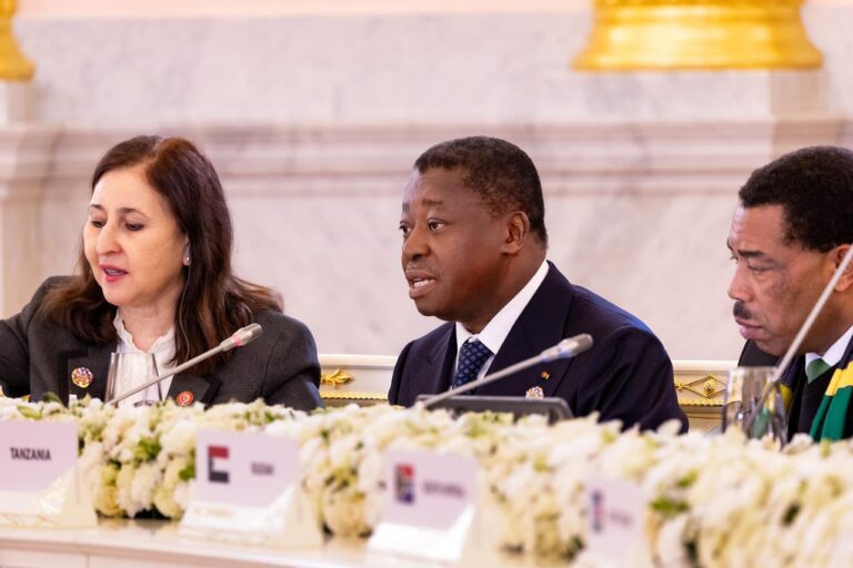 Russie-Afrique : À Moscou, Faure Gnassingbé définit les contours d’un partenariat renouvelé
